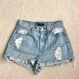 Revolve Koral Jean Shorts